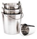 Stnls Steel Pail With Handle