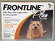 Frontline Plus - Flea And Tick -  Dog -  1-22 Lbs.- 3 Pack