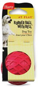 Rubber Ball W/bell Dog Toy  14