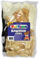 Assorted Basted Rawhide Cips - Dog - 16 Ounces