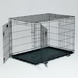 Midwest Lifestages Double Door Fold & Carry Crate (48"l X 30"w X 33"h; Black; Wire)