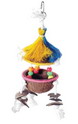 Prevue Tropical Teasers Tiki Hut Bird Toy (15"length; Assorted; Hanging)